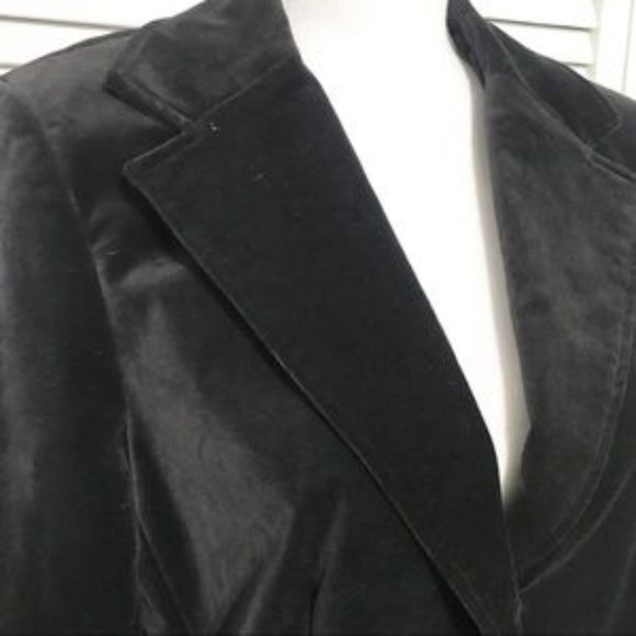 Style & Co black velvet Blazer - Picture 3 of 6
